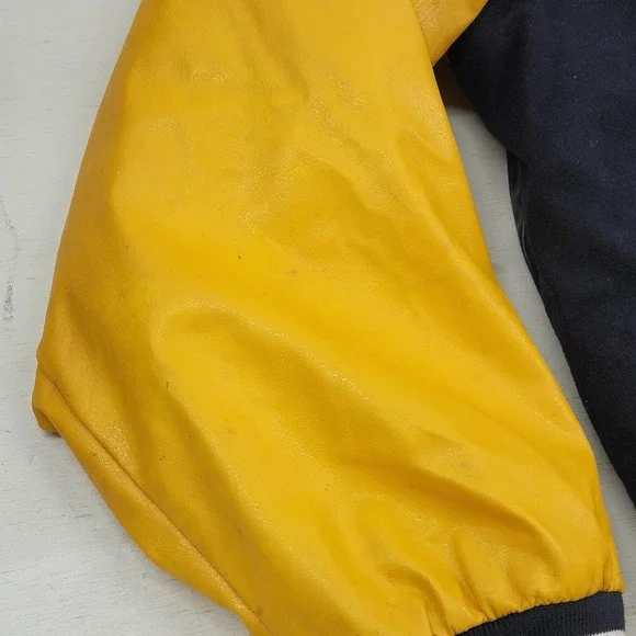 Vintage West Virginia Mountaineers Varsity Lettermans Jacket Steve & Barrys Sz L